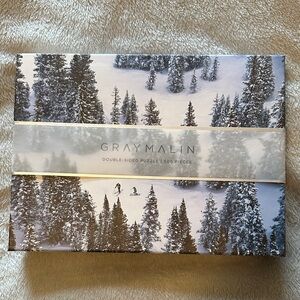 Gray Malin Snowy Forest double sided Puzzle by Galison